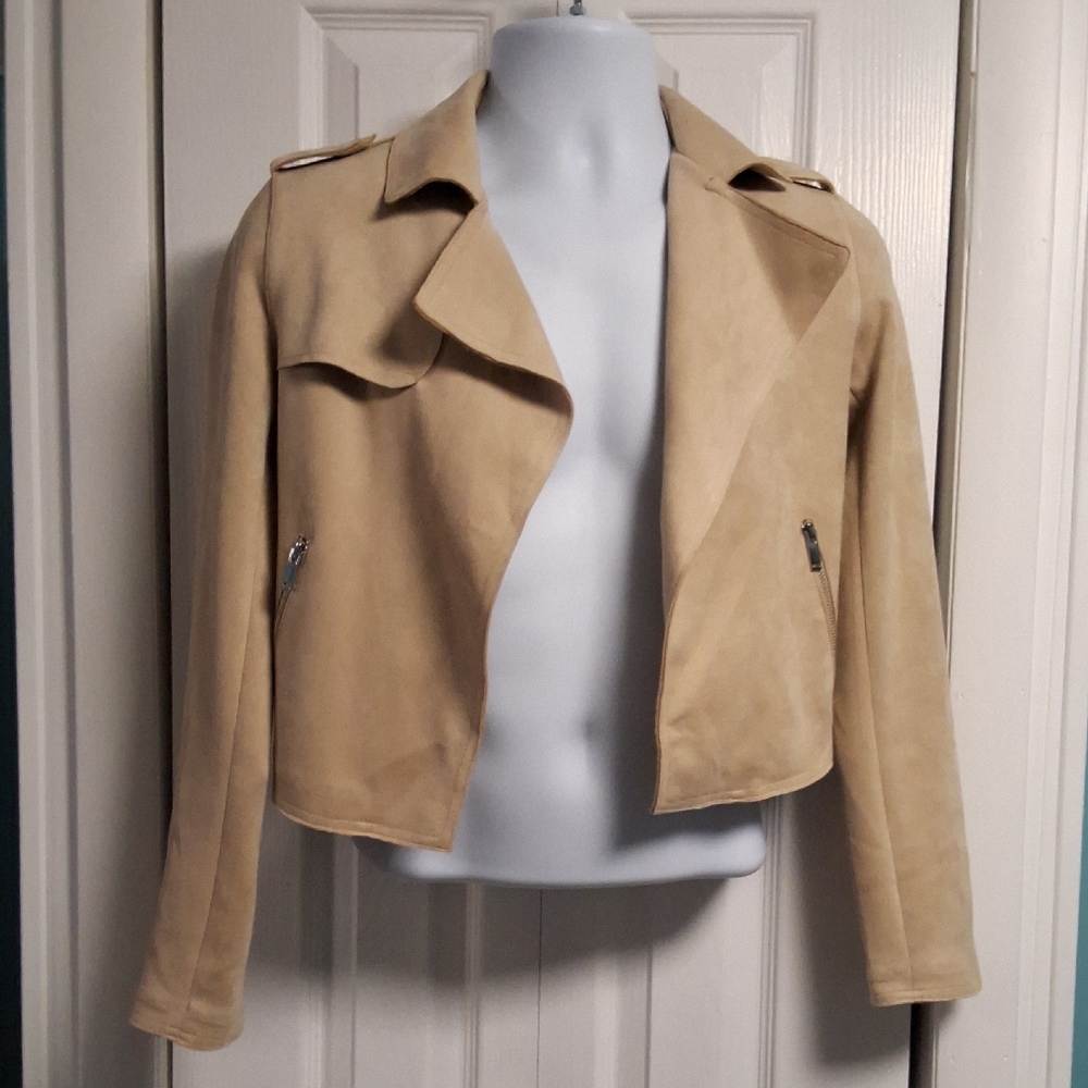 Women's Anthropologie Tan Blazer Jacket XS